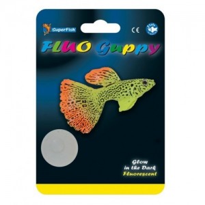 Guppy Flotante Fluorescente