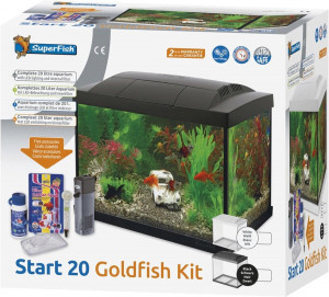 Acuario Start Goldfish Kit 20 Negro
