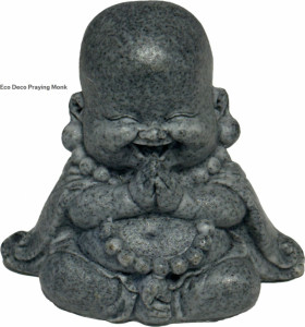 Eco- Deco Praying Monk
