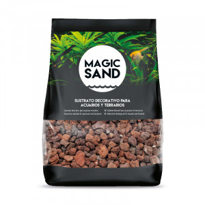 Magic Sand Grava Volcánica Roja 1.5kg