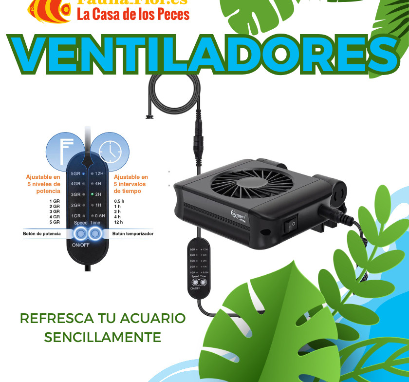 Ventiladores para acuarios